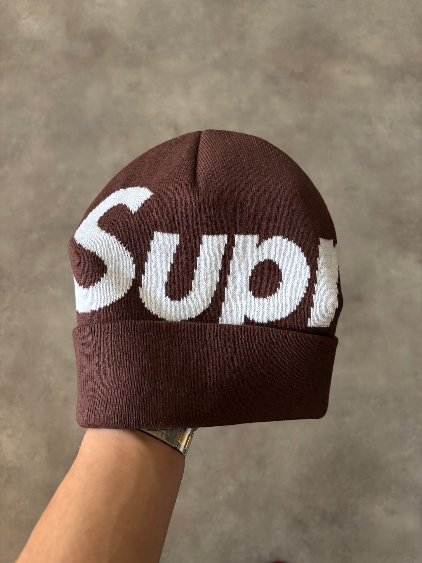 Supreme Big Logo Beanie