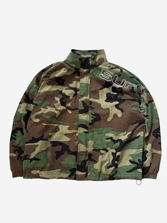 Supreme Spellout Embroidered Ripstop Track Jacket (Str. L)