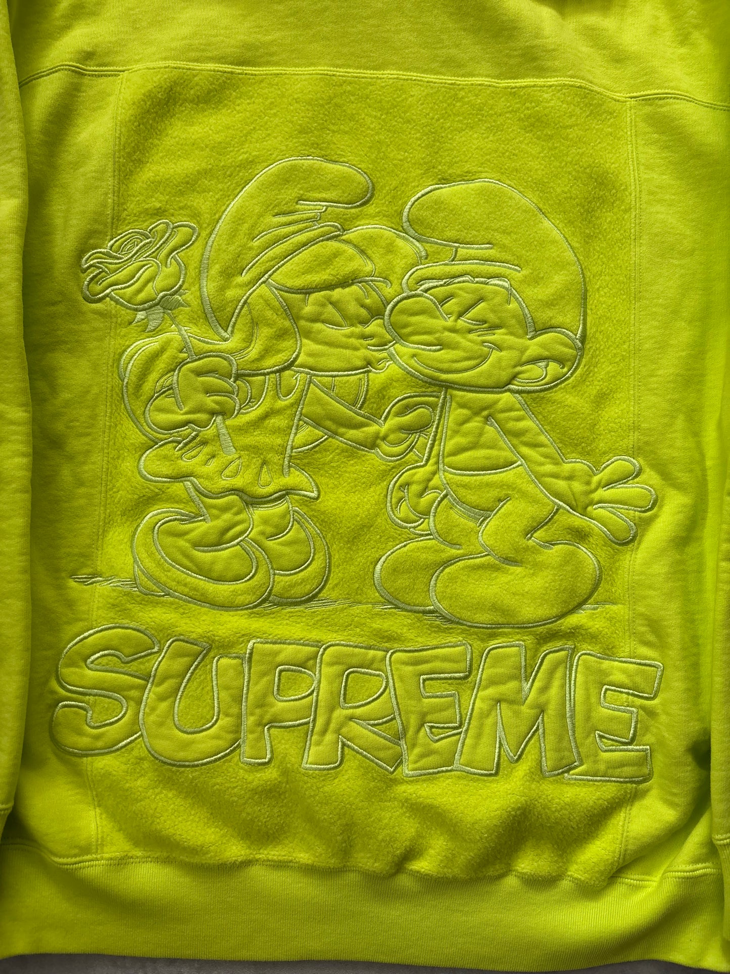 Supreme Smurfs Hooded Sweatshirt (Str. M)