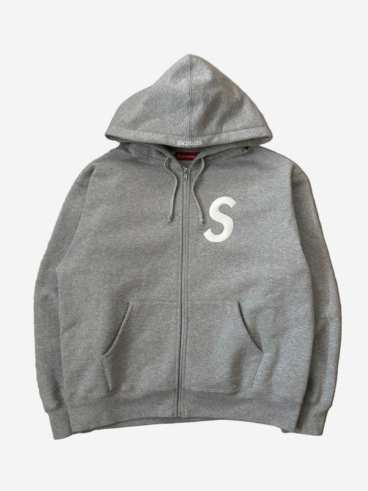 Supreme S Logo Zip Up Hoodie (Str. M)