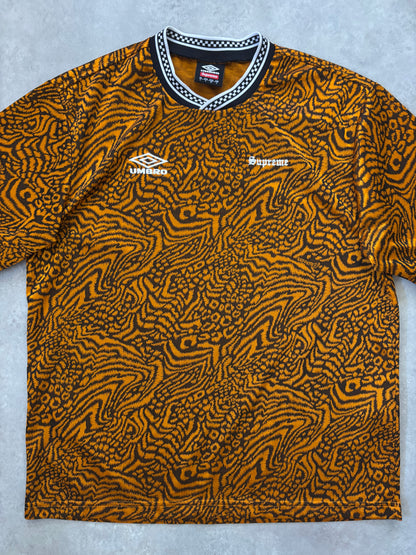 Supreme x Umbro Jacquard Animal Print Soccer Jersey (Str. S)