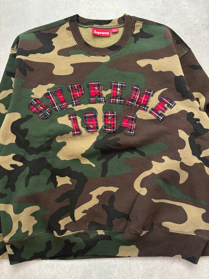 Supreme Plaid Arc Crewneck (Str. M)