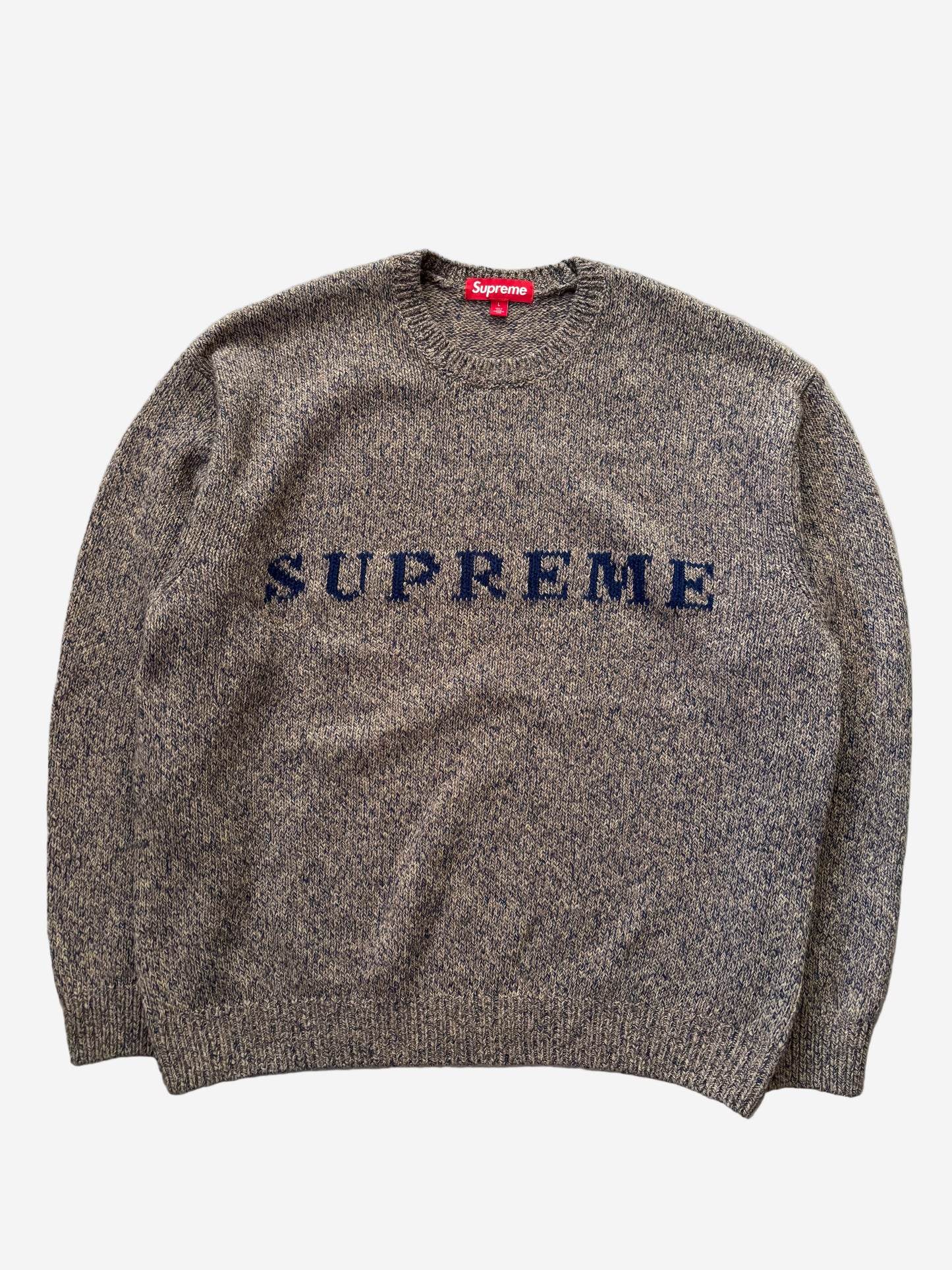 Supreme Contrast Logo Sweater (Str. L)