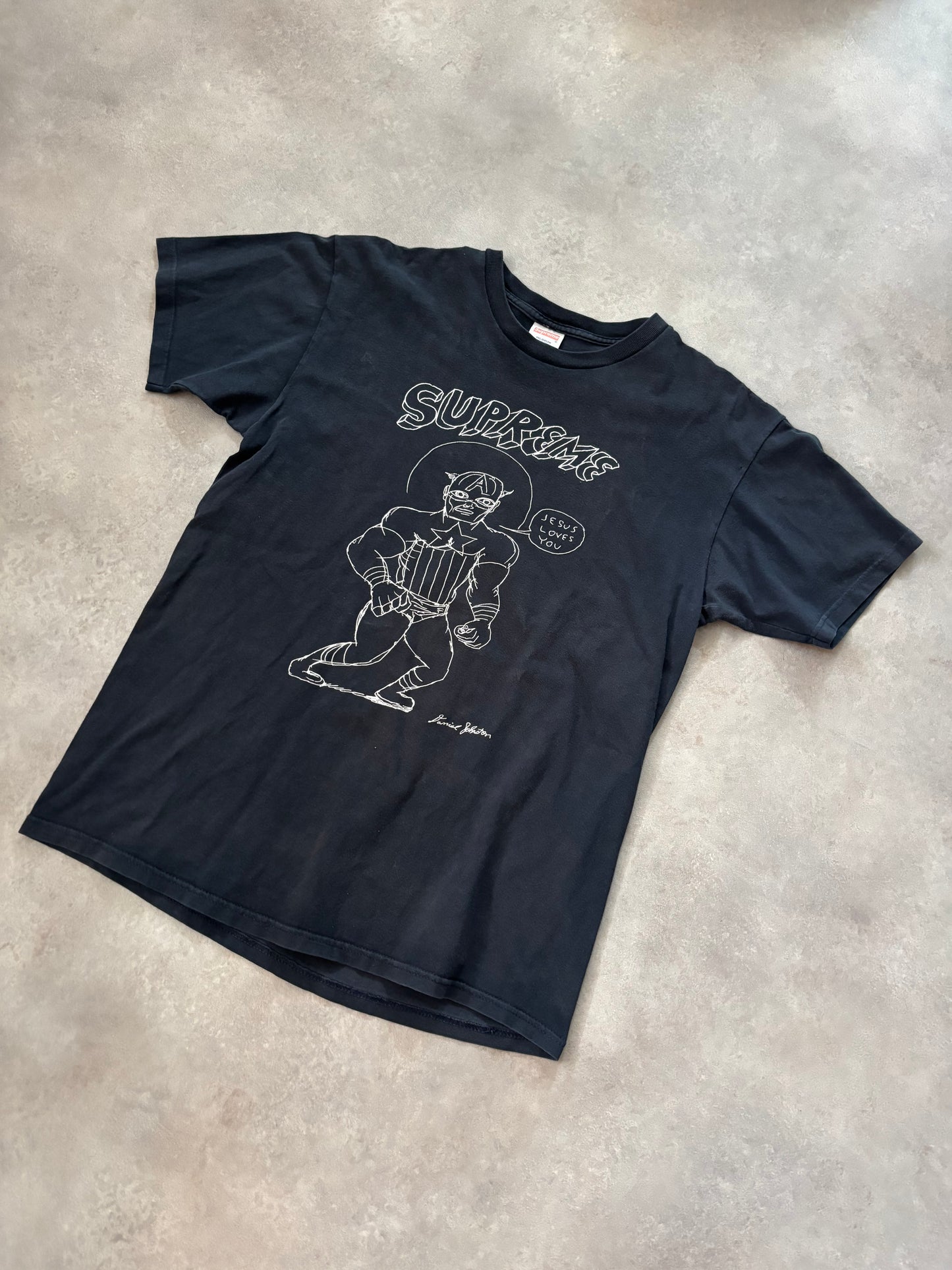 Supreme x Daniel Johnston Jesus Loves You Tee (Str. L)