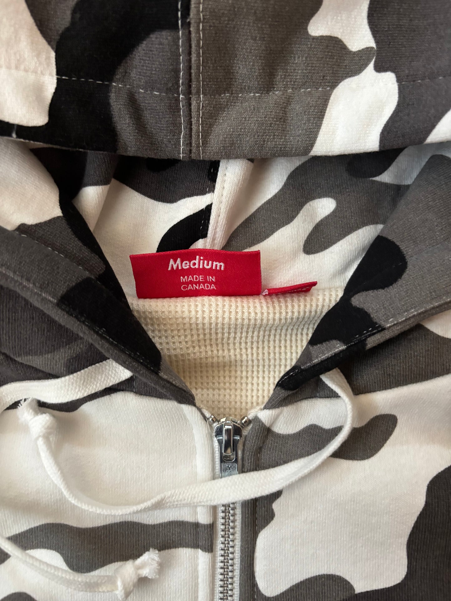 Supreme Arc Thermal Lined Zip Up Hoodie (Str. M)