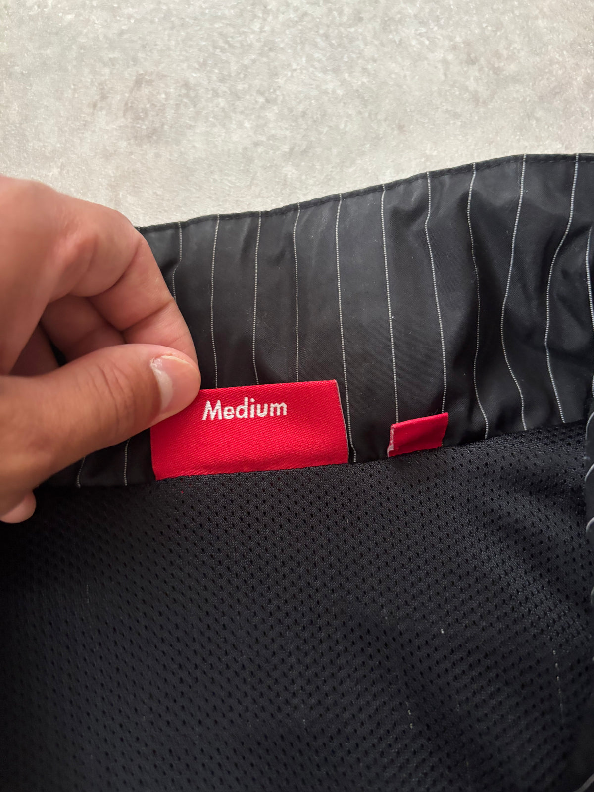 Supreme Reflective Pinstripe Track Jacket (Str. M)