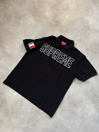 Supreme Twill Appliqué Polo (Str. M)