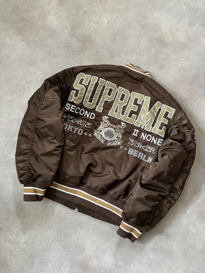 Supreme Second To None MA-1 Jacket (Str. S)