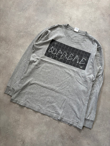 Supreme Blade Grid LS Tee (Str. L)