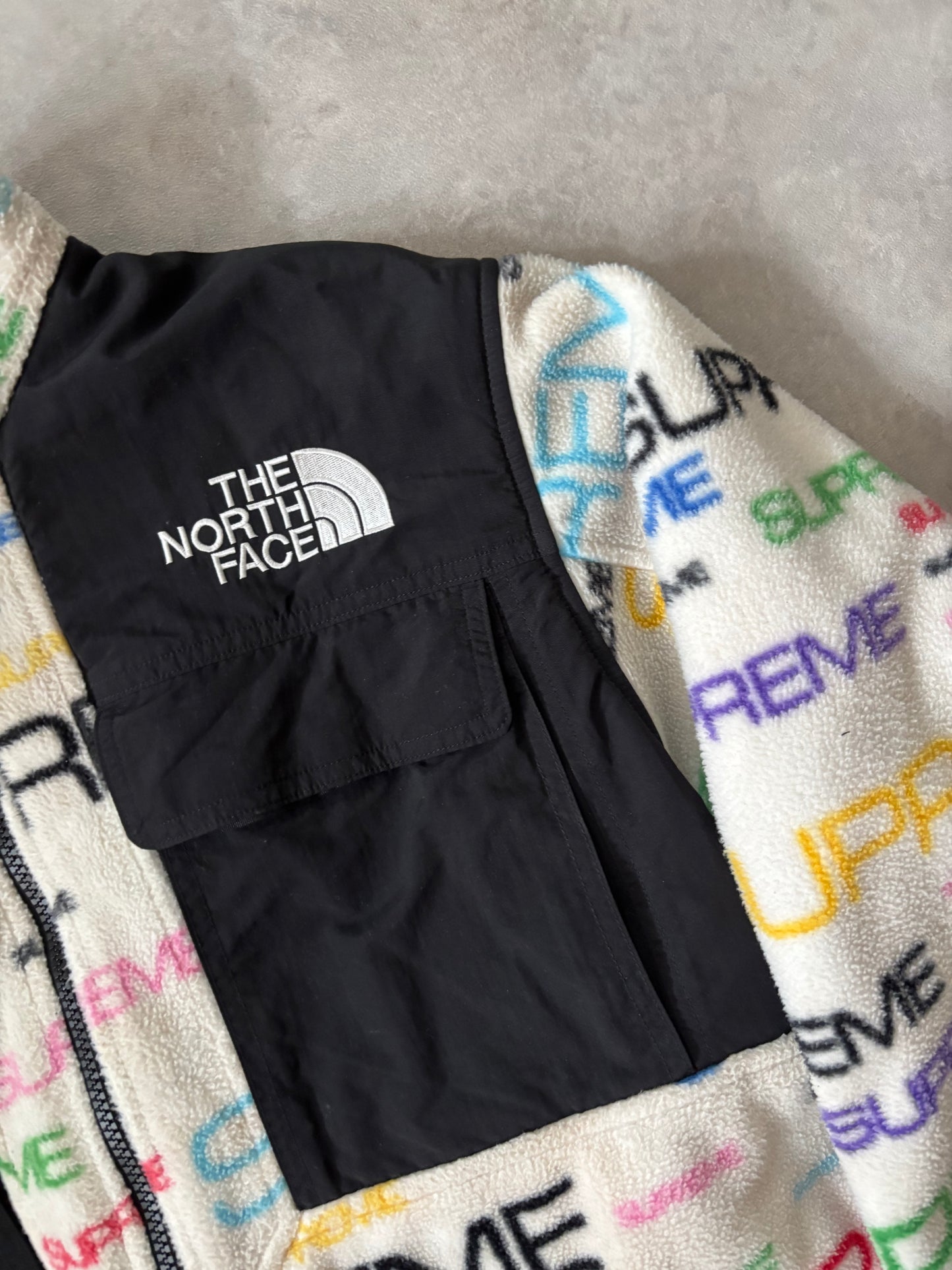 Supreme The North Face Steep Tech Fleece Jacket (Str. L)