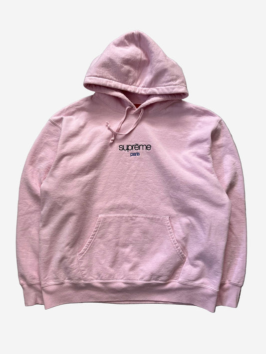 Supreme Classic Logo Paris Shop Hoodie (Str. L)