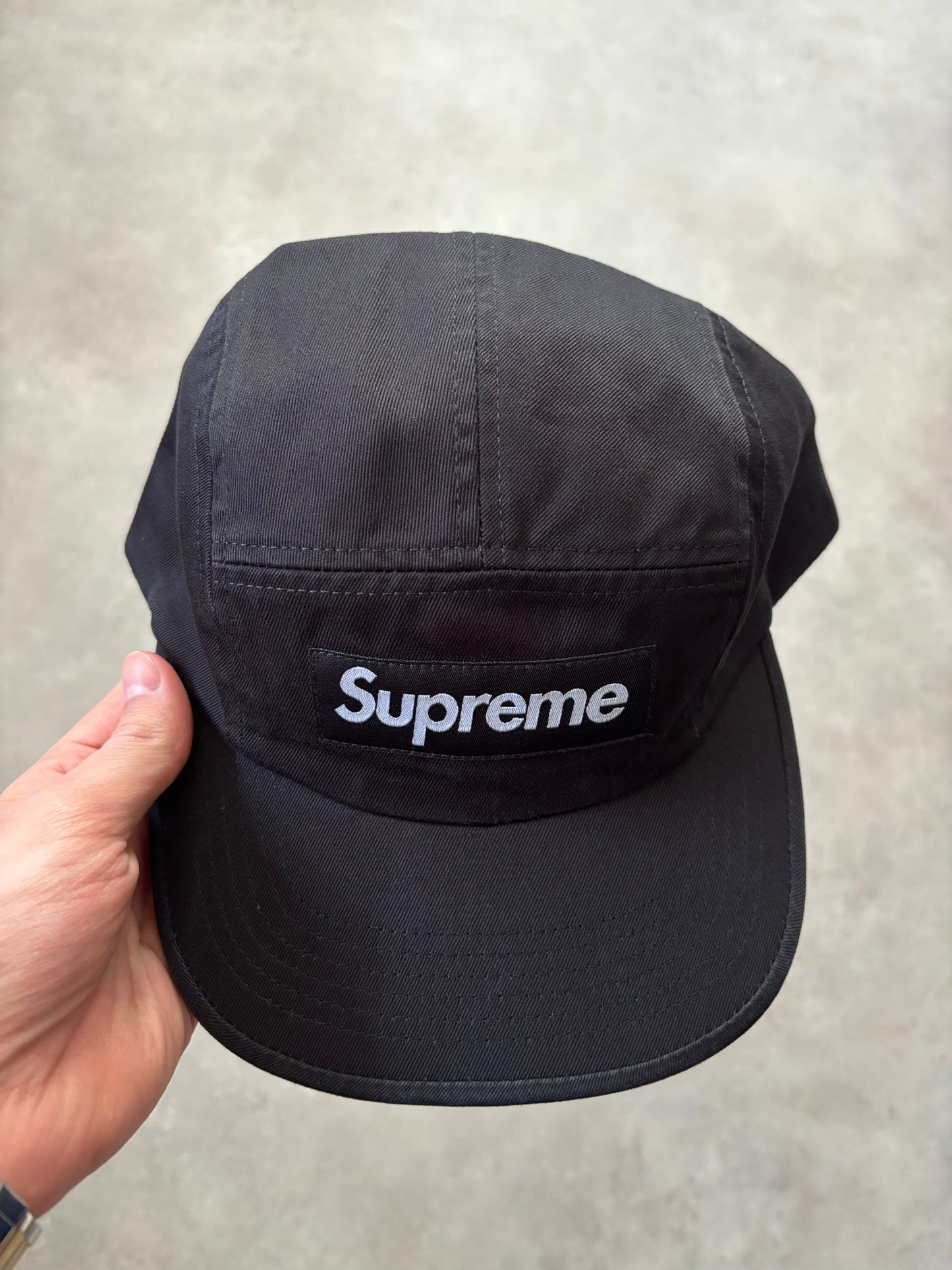 Supreme Washed Chino Twill Camp Cap