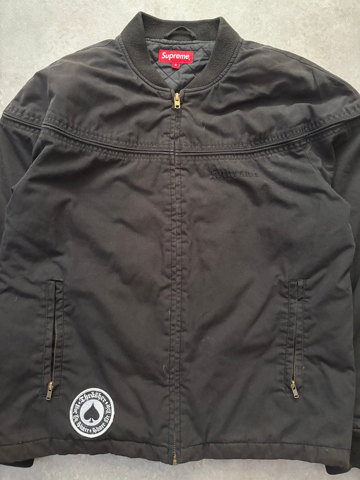 Supreme Thrasher Poplin Crew Jacket (Str. S)