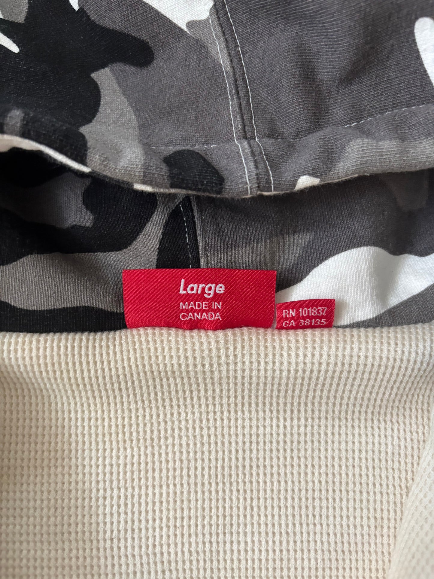 Supreme Arc Thermal Lined Zip Up Hoodie (Str. L)