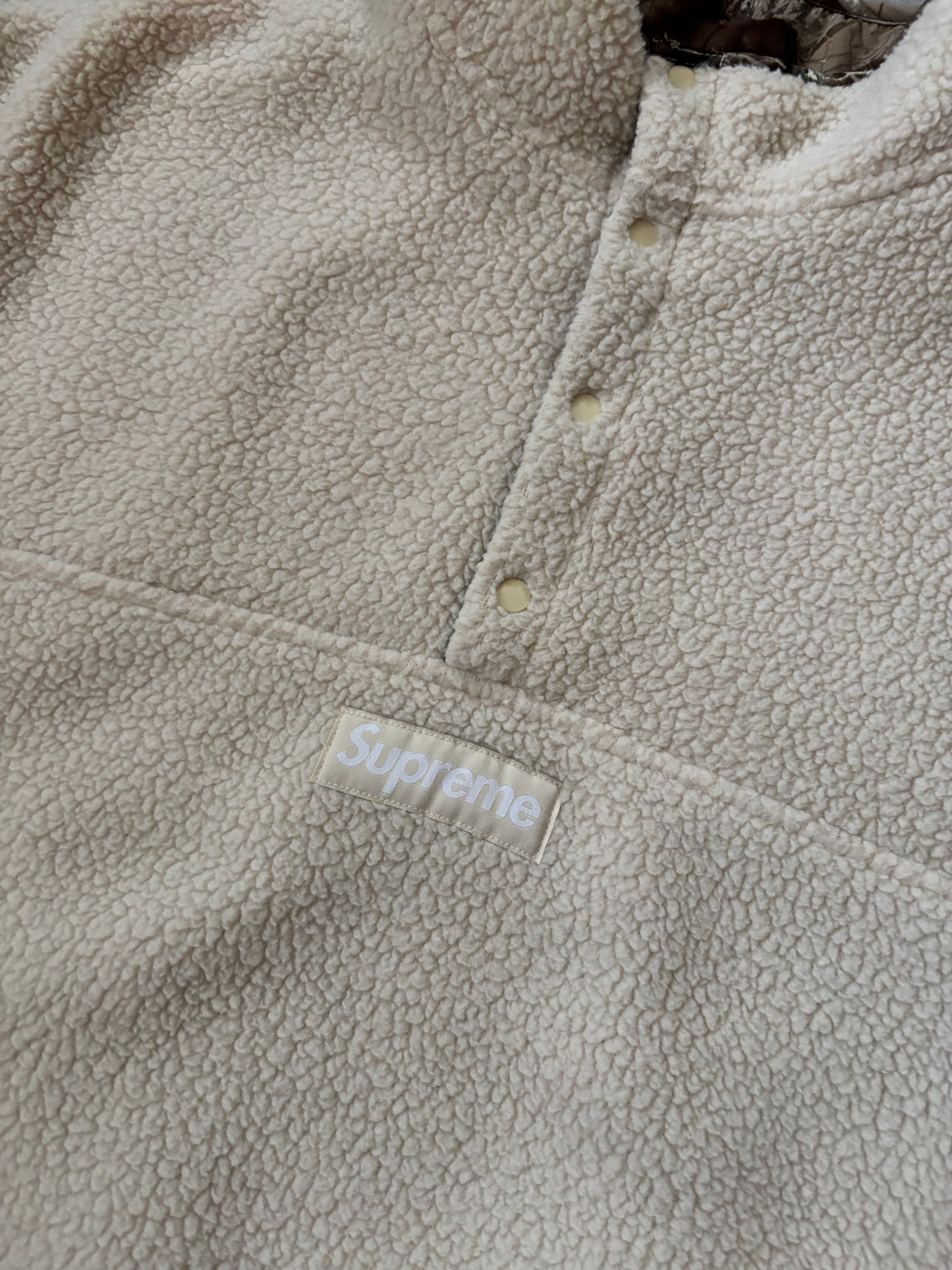 Supreme Polartec Shearling Reversible Pullover (Str. M)