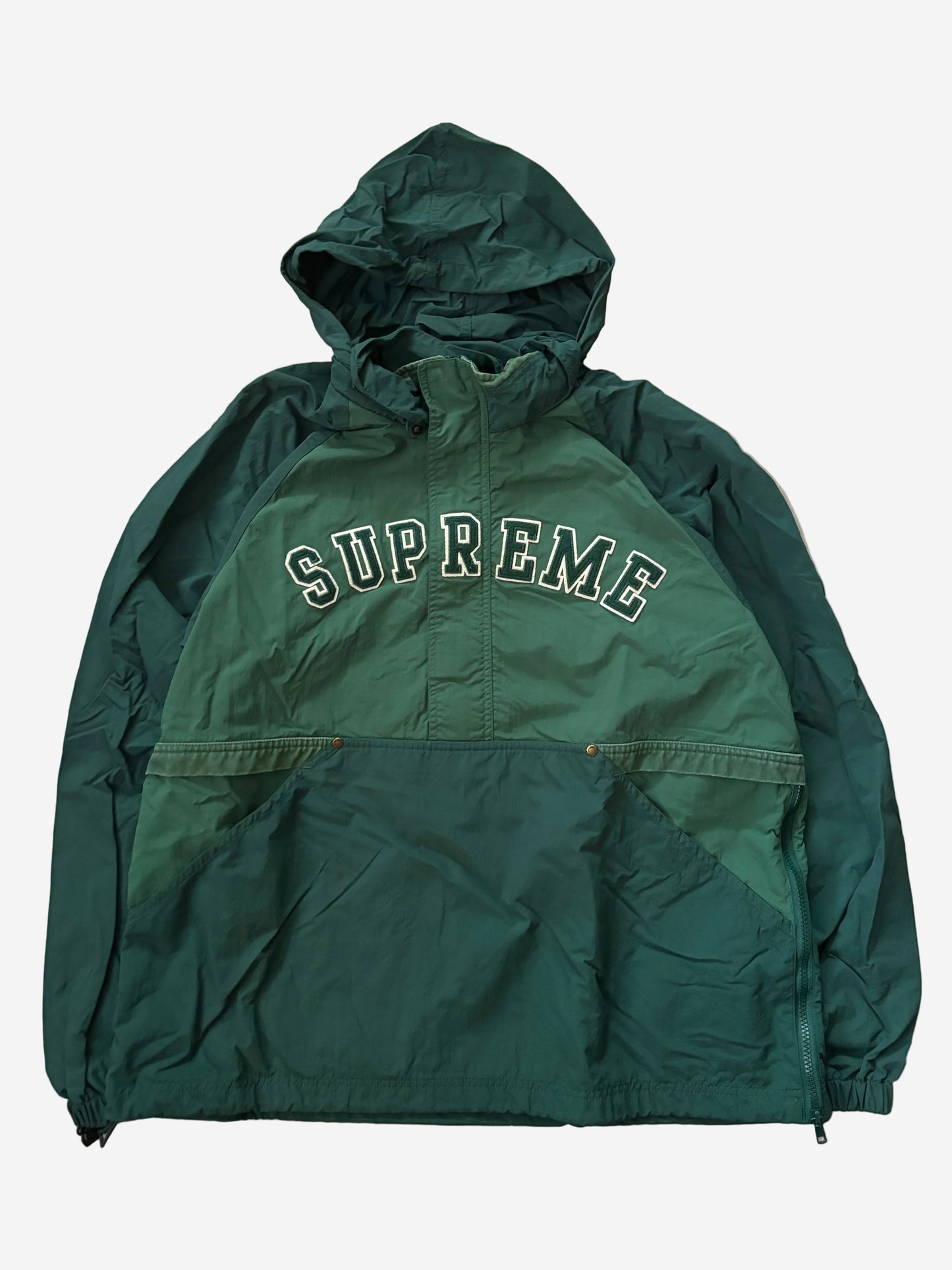 Supreme Court Half Zip Pullover Dark Green (Str. L)