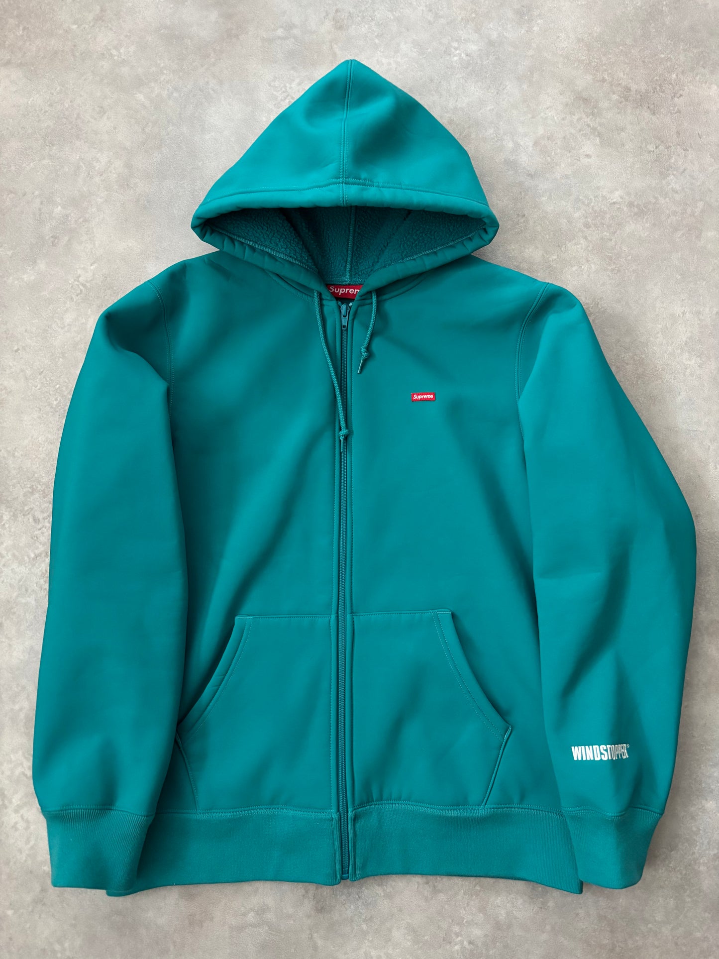 Supreme Windstopper Zip Up Hooded Sweatshirt (Str. M)
