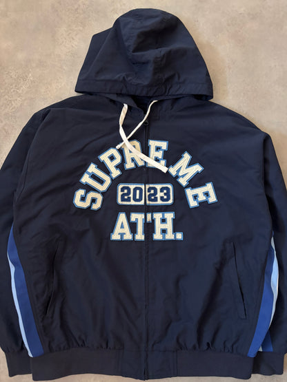 Supreme Appliqué Hooded Track Jacket (Str. M)