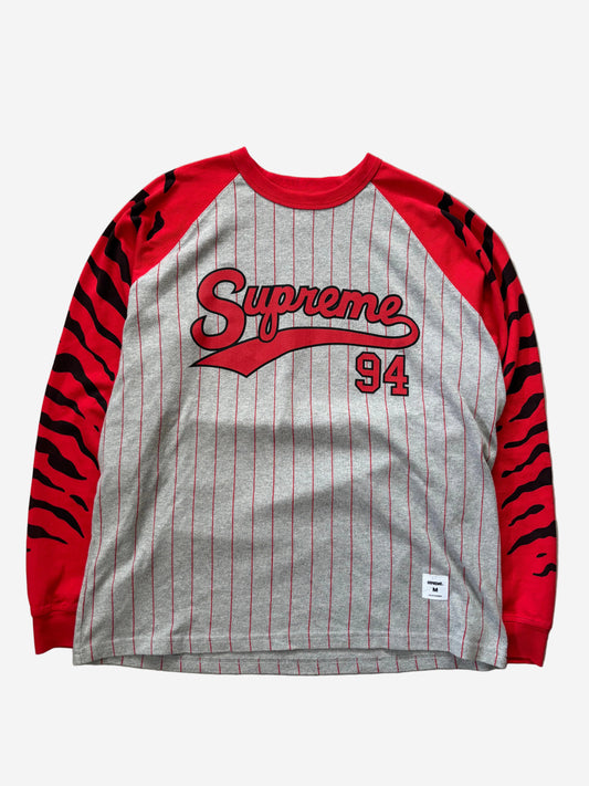 Supreme Tiger Raglan L/S Top (Str. M)