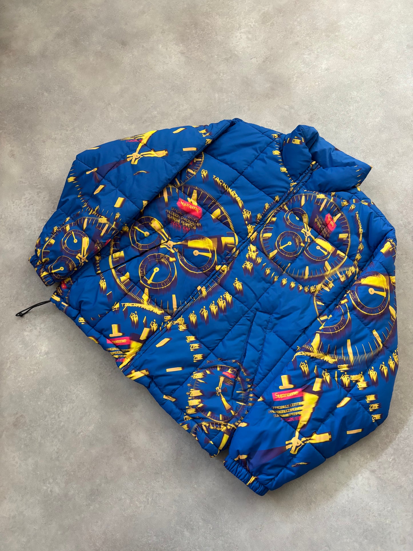 Supreme Watches Reversible Puffy Jacket (Str. S)