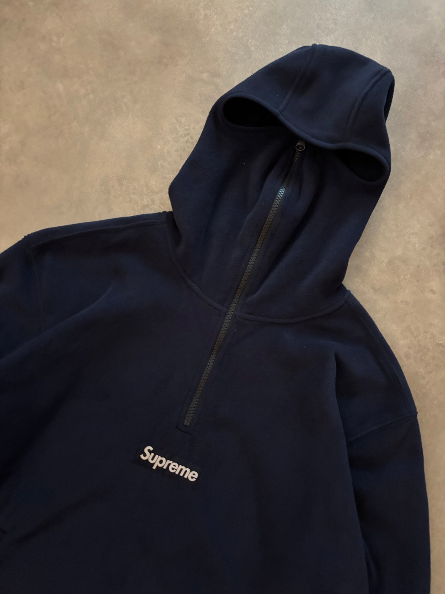 Supreme Polartec Face Mask Half Zip Hooded Sweatshirt (Str. M)