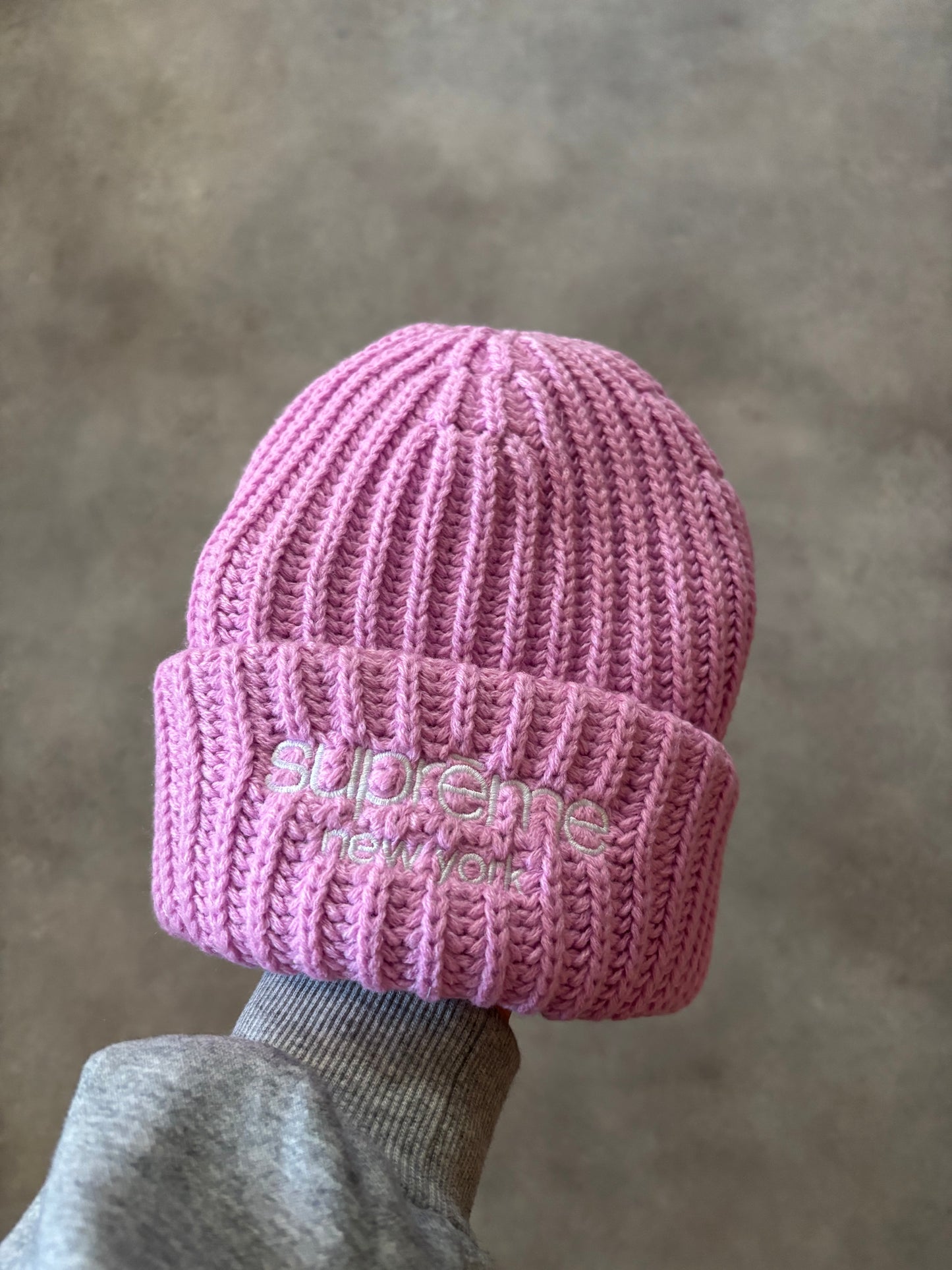 Supreme Chunky Ribbed Beanie