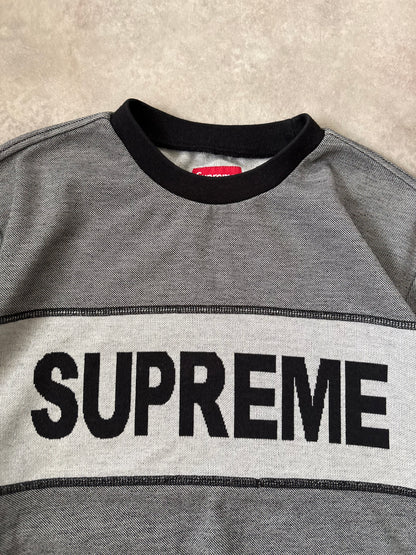 Supreme Tonal Stripe Logo Crewneck (Str. M)