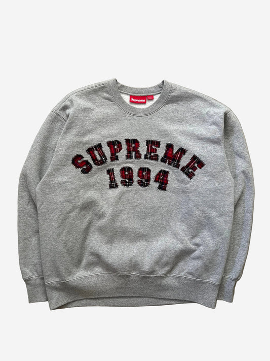 Supreme Plaid Arc Crewneck (Str. M)