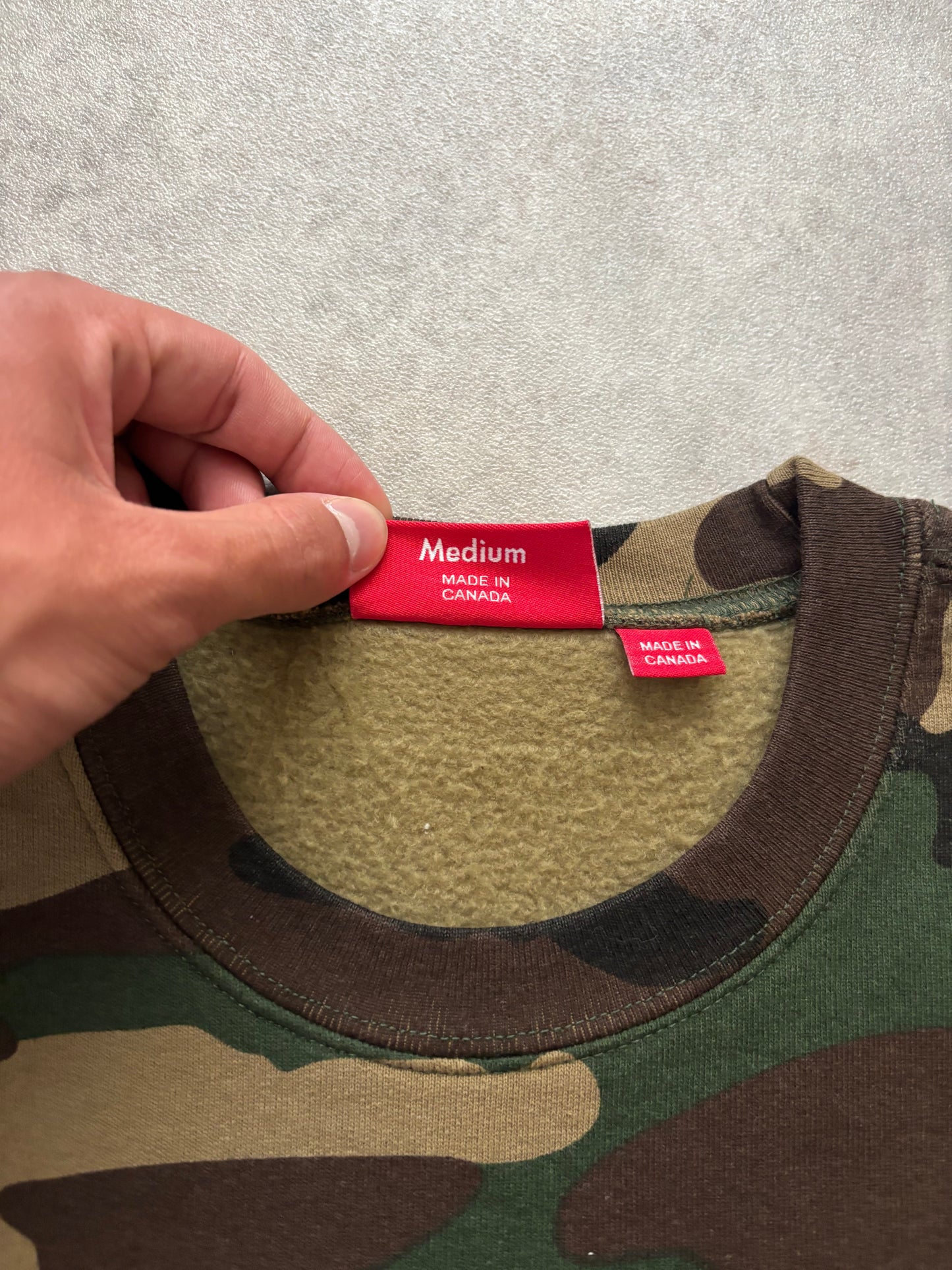 Supreme Plaid Arc Crewneck (Str. M)
