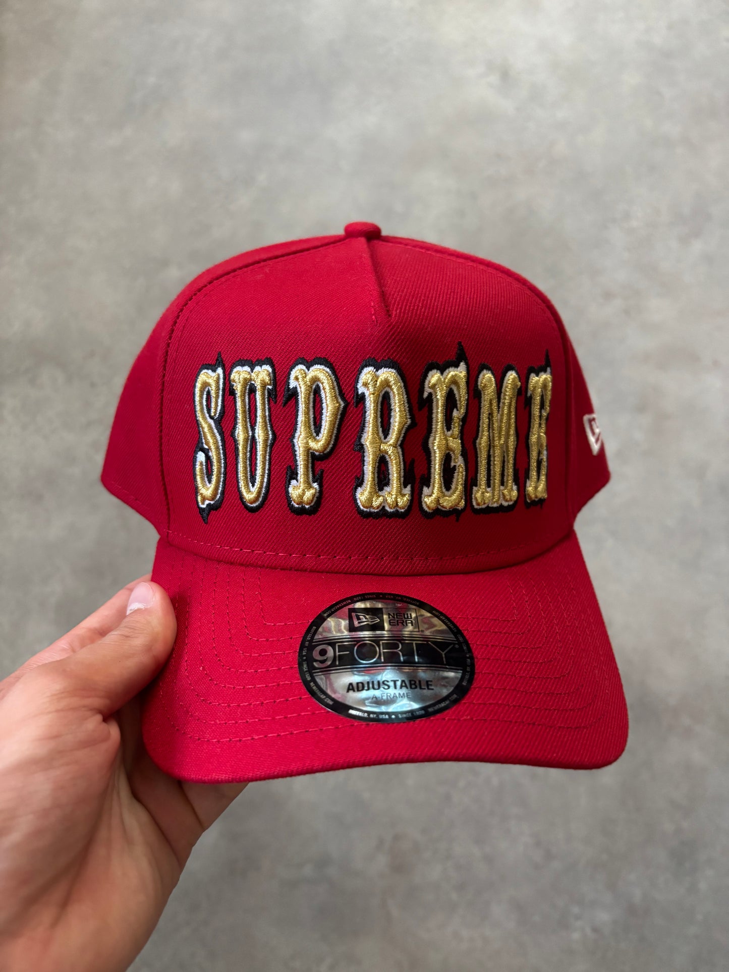 Supreme Gothic New Era Fitted Cap