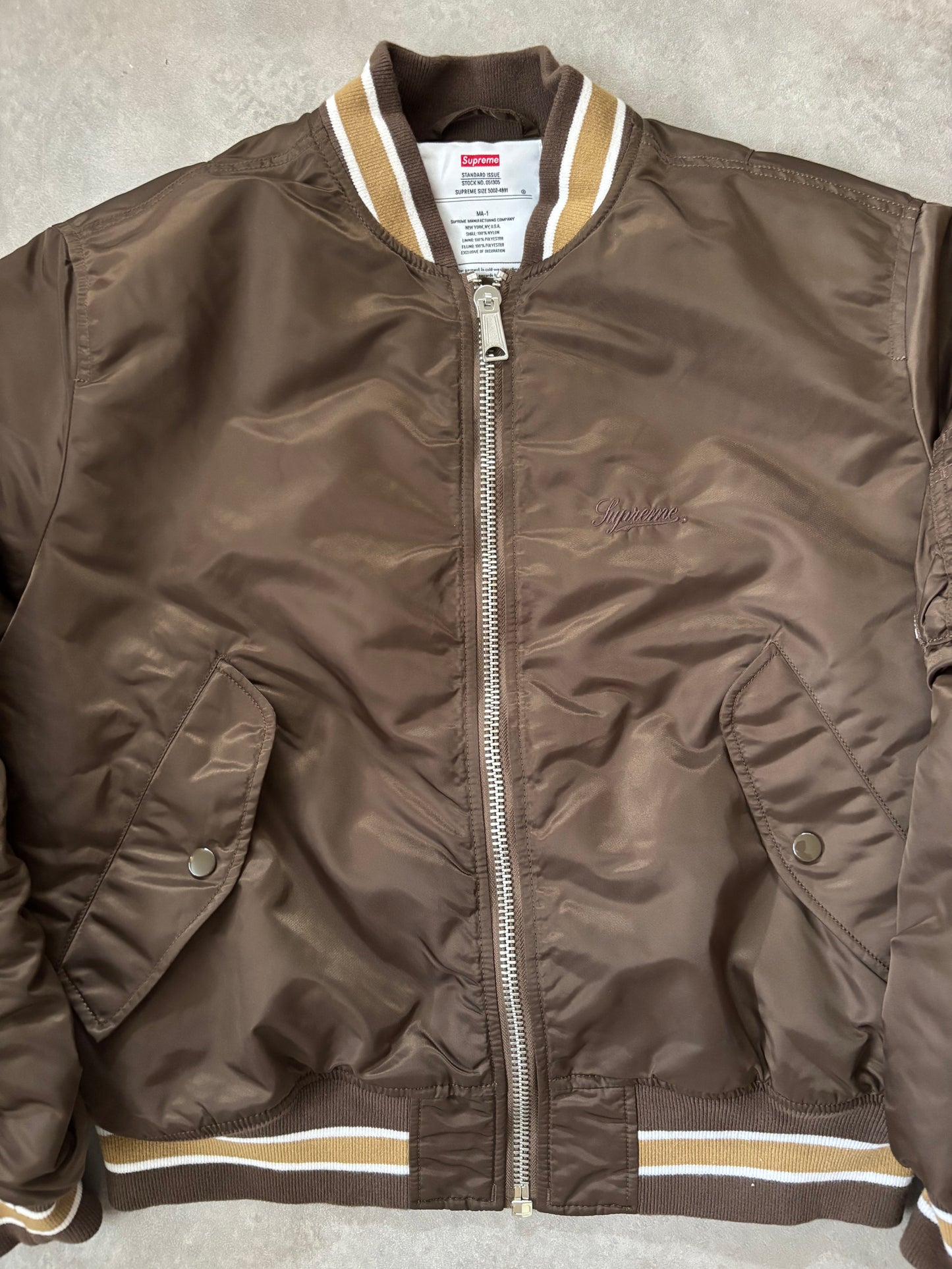 Supreme Second To None MA-1 Jacket (Str. S)