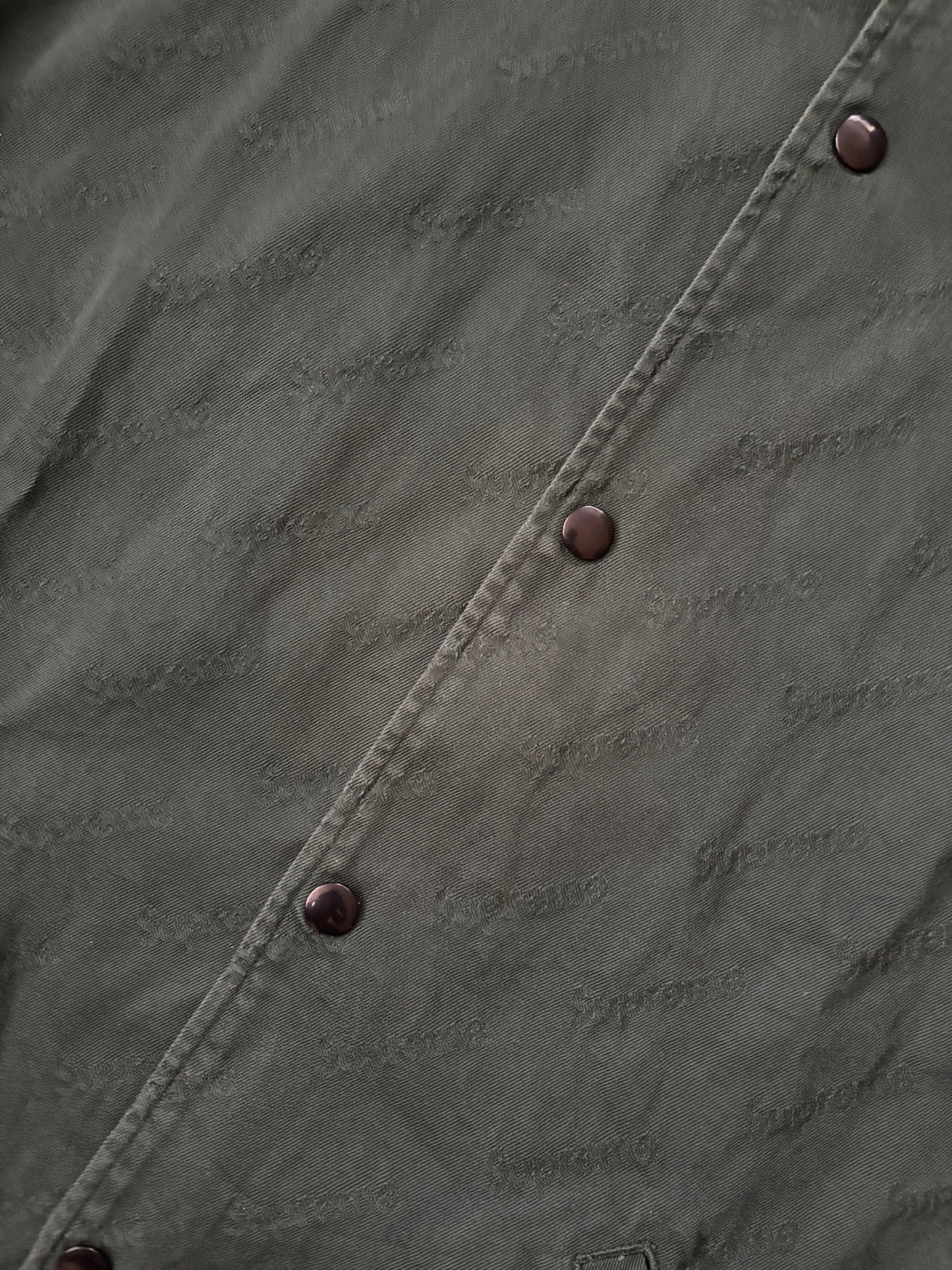 Supreme Spellout Button Up (Str. L)