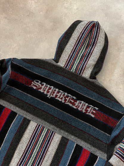 Supreme Woven Stripe Hooded Jacket (Str. M)
