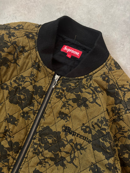 Supreme Quilted Lace Bomber Jacket (Str. L)