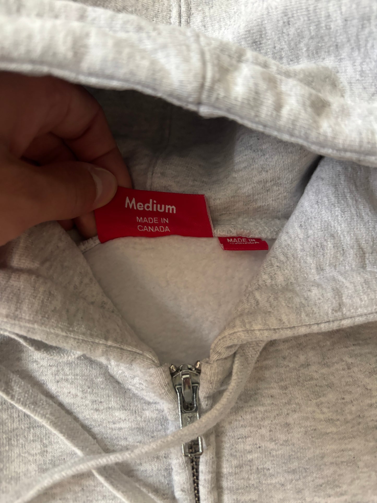 Supreme Collegiate Applique Zip Up Hoodie (Str. M)