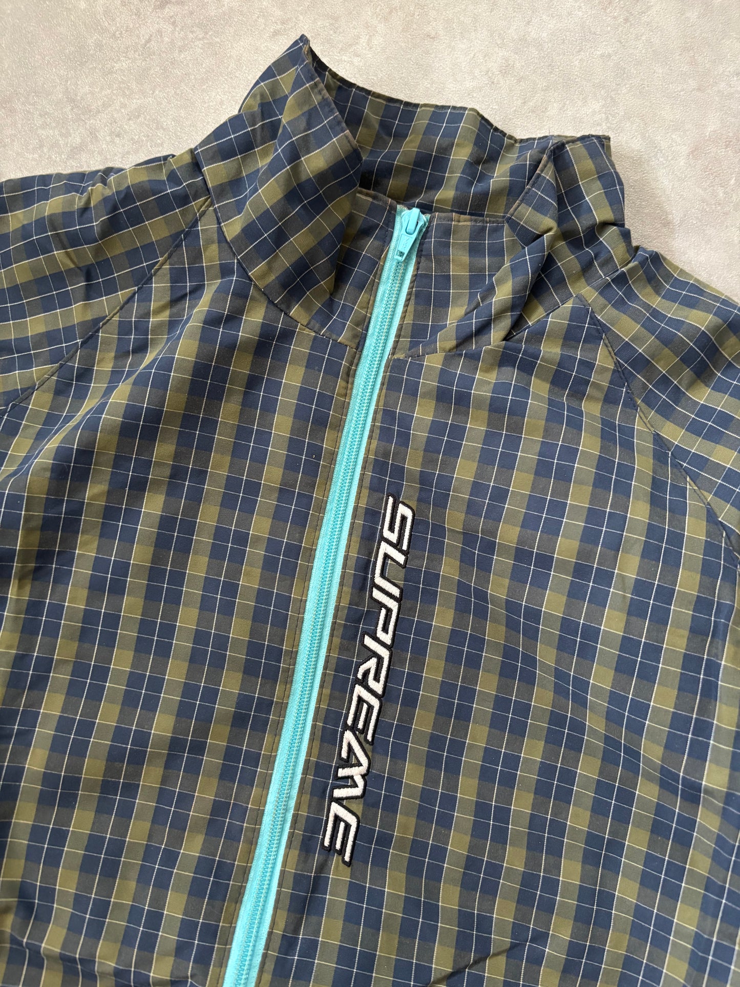 Supreme Plaid Track Jacket (Str. M)