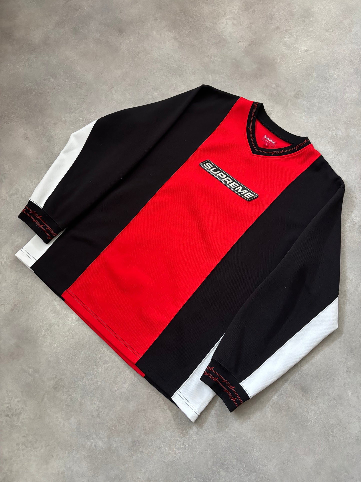 Supreme Barbed Wire Moto Jersey (Str. L)