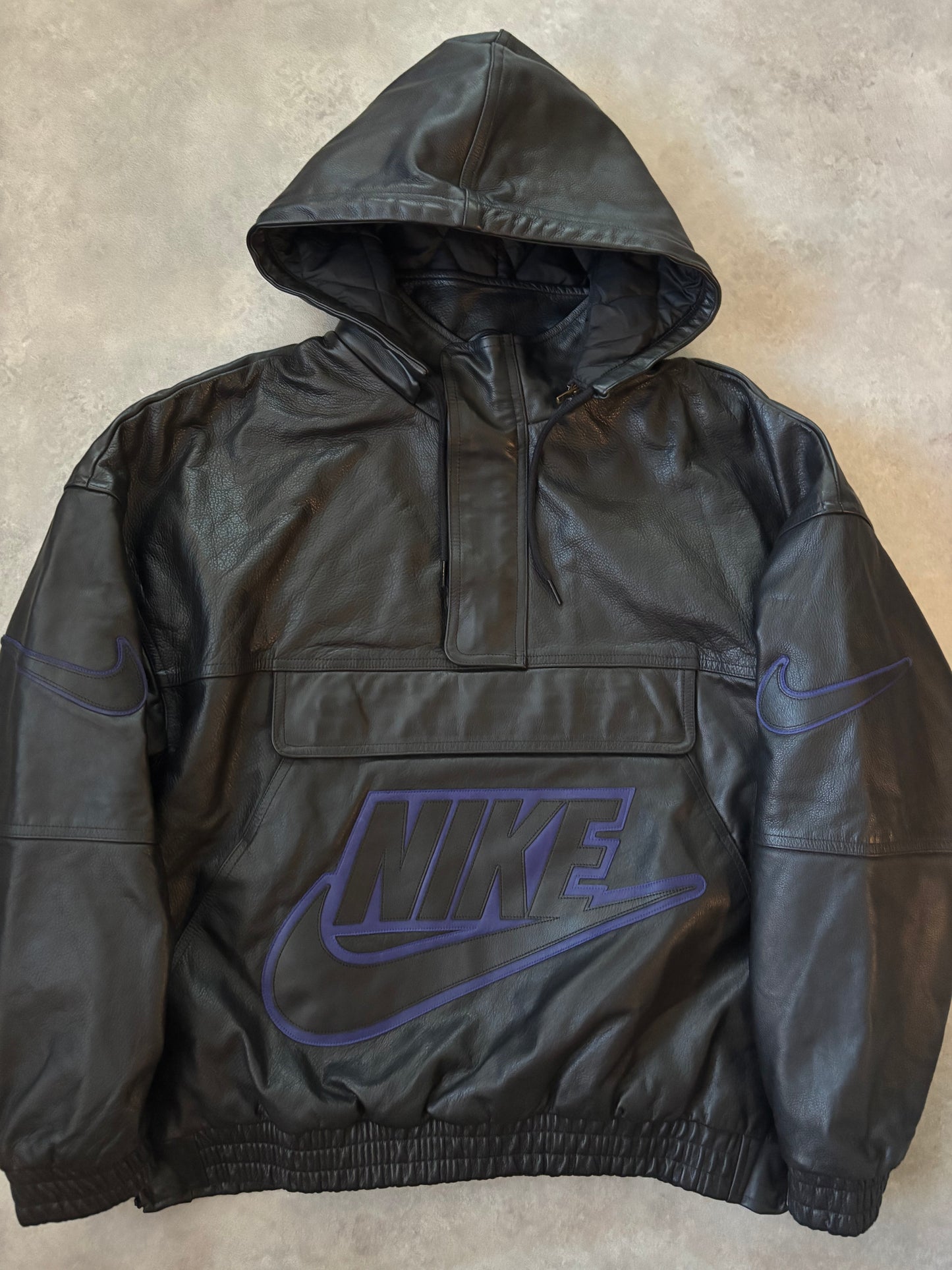 Supreme x Nike Leather Anorak (Str. S)