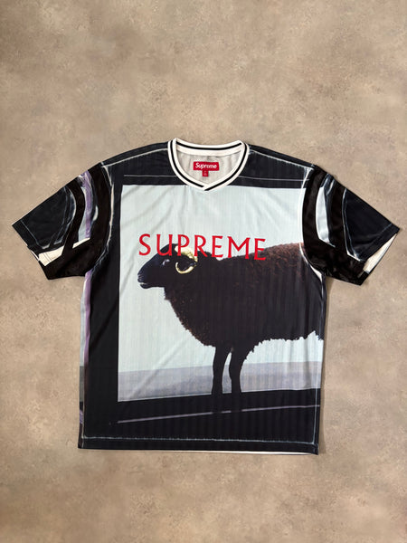 Supreme Damien Hirst Soccer Jersey Black Men's - SS25 - US