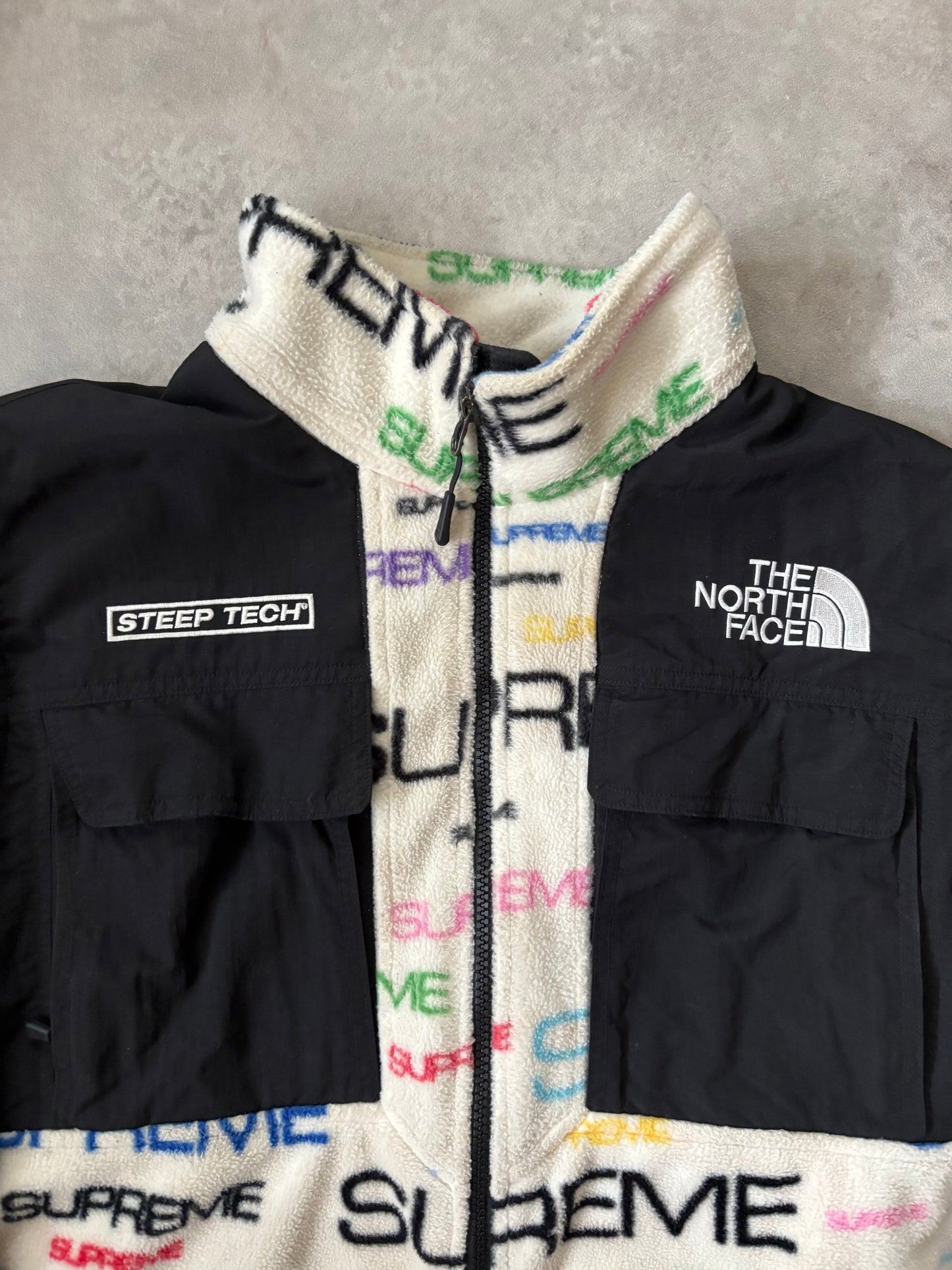 Supreme The North Face Steep Tech Fleece Jacket (Str. L)