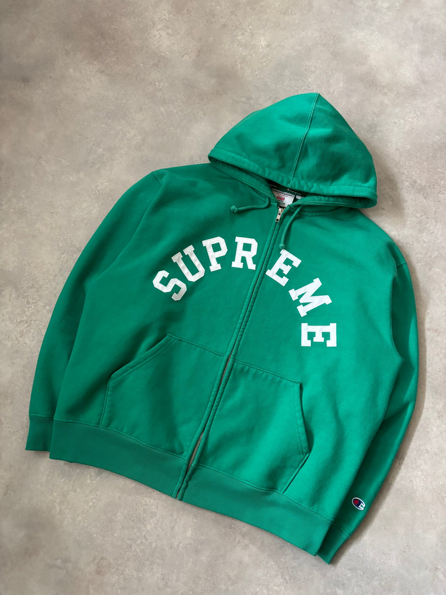 Supreme Champion Zip Up Hoodie (Str. L)