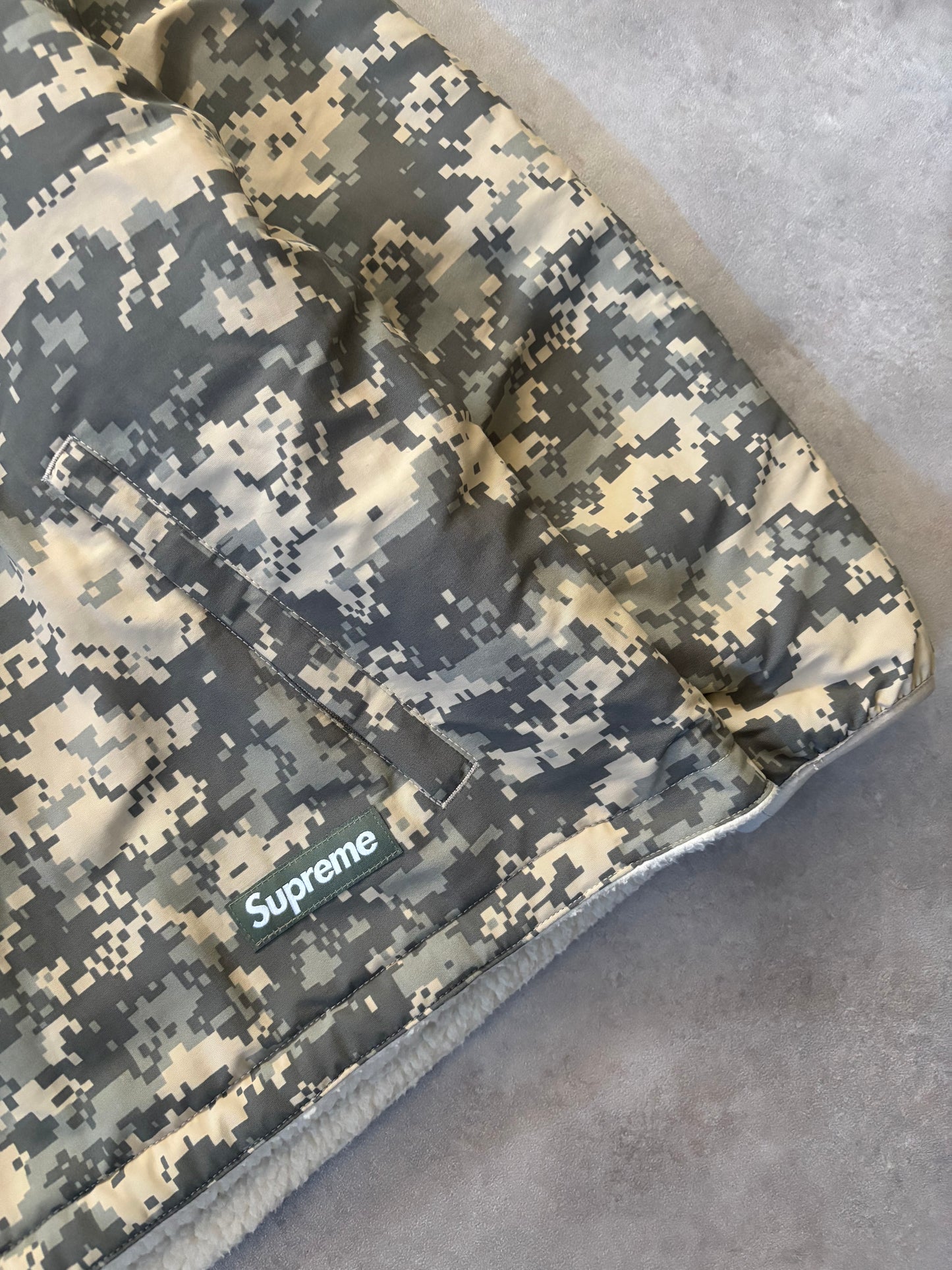 Supreme Polartec Shearling Reversible Pullover (Str. M)