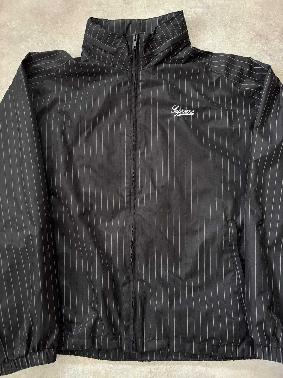 Supreme Reflective Pinstripe Track Jacket (Str. M)