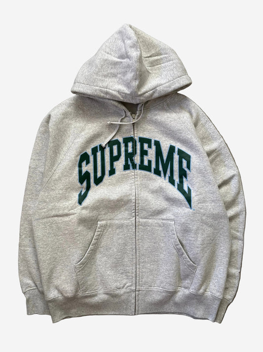Supreme Cracked Raglan Zip Up Hoodie (Str. M)
