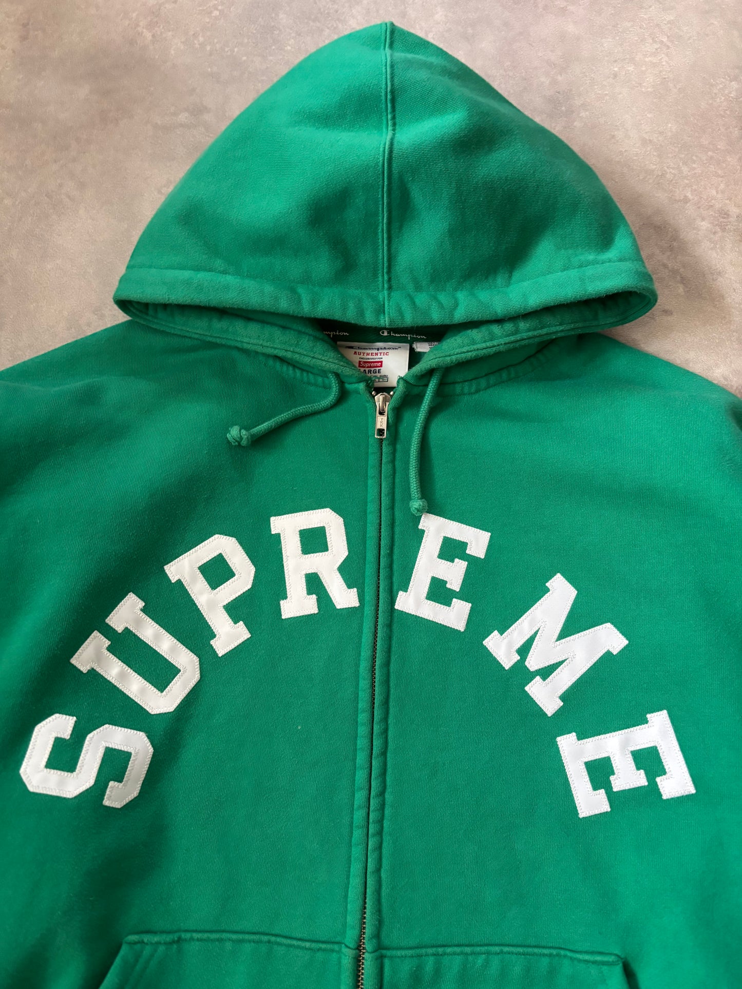 Supreme Champion Zip Up Hoodie (Str. L)
