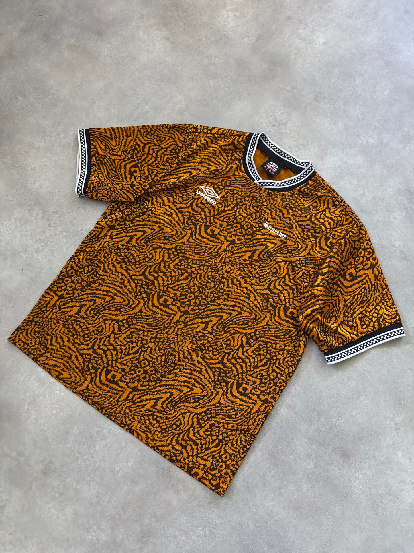 Supreme x Umbro Jacquard Animal Print Soccer Jersey (Str. S)