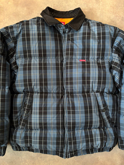 Supreme Leather Collar Puffy Jacket (Str. L)