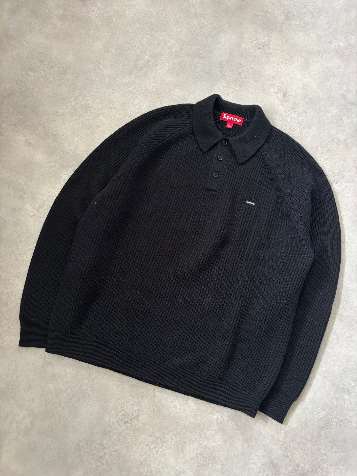 Supreme Small Box Polo Sweater (Str. L)