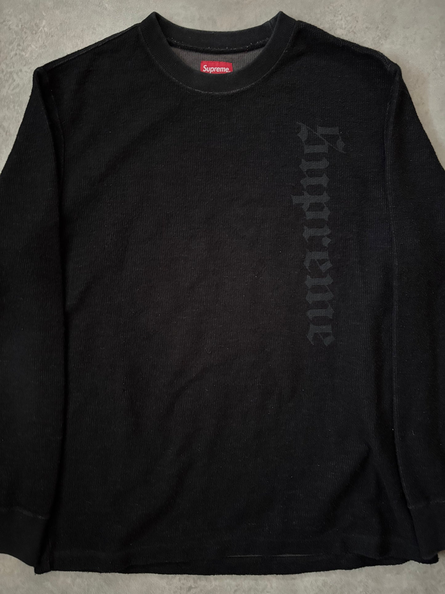 Supreme Reverse Terry L/S Top (Str. M)