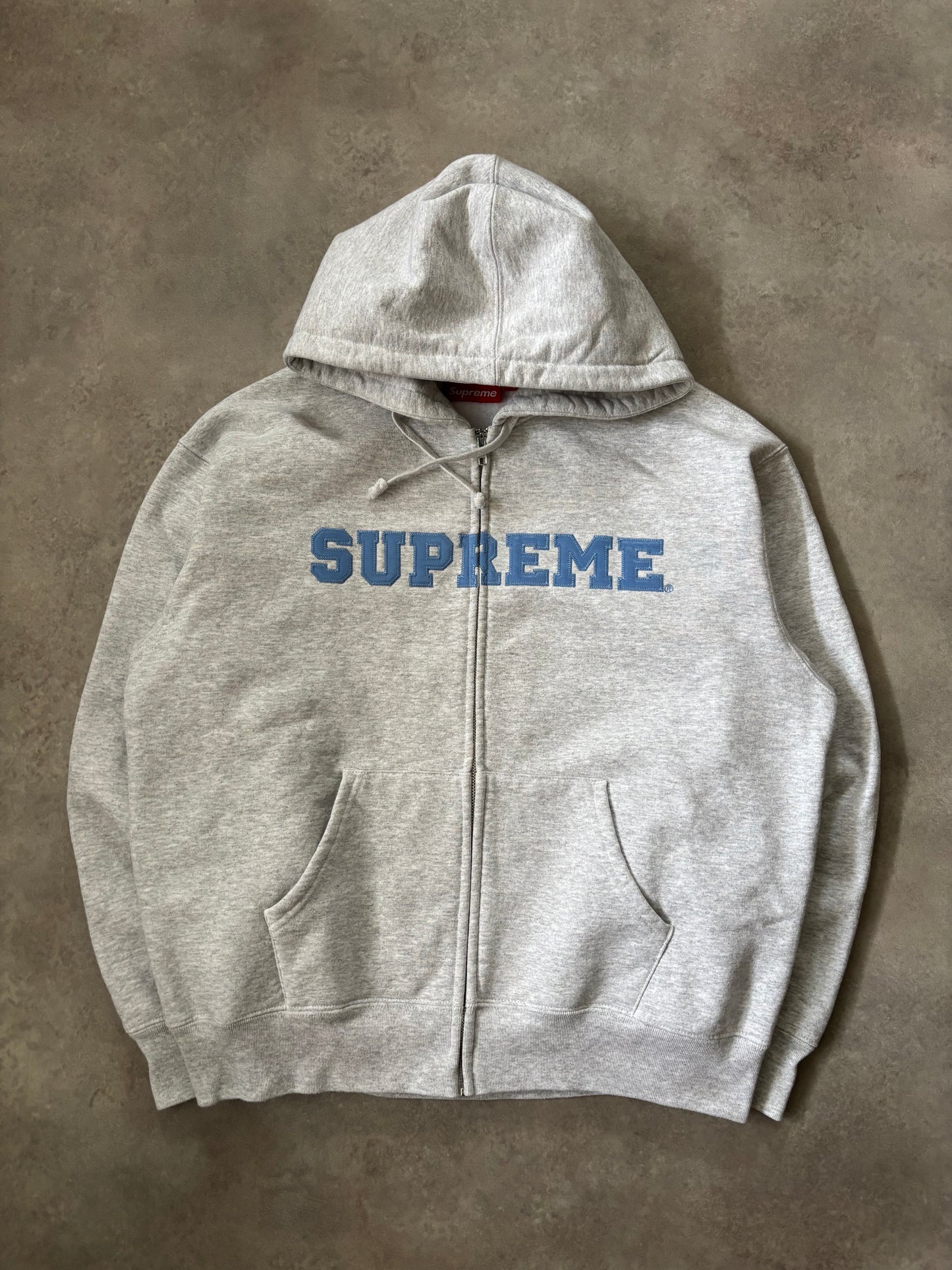 Supreme Collegiate Applique Zip Up Hoodie (Str. M)